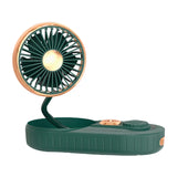 Maxbell USB Fan Humidifier Dashboard with Light Fits for Desktop Truck Home Green