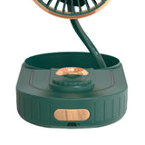 Maxbell USB Fan Humidifier Dashboard with Light Fits for Desktop Truck Home Green