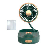 Maxbell USB Fan Humidifier Dashboard with Light Fits for Desktop Truck Home Green