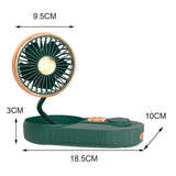 Maxbell USB Fan Humidifier Dashboard with Light Fits for Desktop Truck Home Green