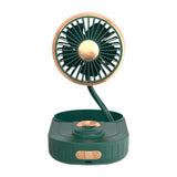 Maxbell USB Fan Humidifier Dashboard with Light Fits for Desktop Truck Home Green