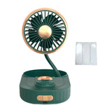 Maxbell USB Fan Humidifier Dashboard with Light Fits for Desktop Truck Home Green