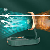 Maxbell USB Fan Humidifier Dashboard with Light Fits for Desktop Truck Home Green