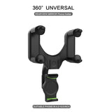 Rearview Mirror Phone Holder for Car Universal Stand for Smartphone Black