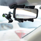 Rearview Mirror Phone Holder for Car Universal Stand for Smartphone Black