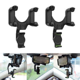 Rearview Mirror Phone Holder for Car Universal Stand for Smartphone Black