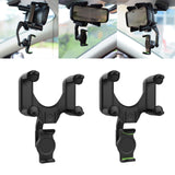 Rearview Mirror Phone Holder for Car Universal Stand for Smartphone Black