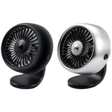 Maxbell Maxbell Car Fan Air Vent with Colorful Light Universal for Vehicle Auto Truck Black