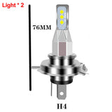 2 Pieces LED Lamp Bulbs Plug and Play Mini DC 12V Fits for Car Spare Parts H4