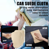 Maxbell 4x2 Pieces Chamois Cloth for Car Wash Premium Fit for Computer Screen Window