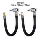 Maxbell Car Tire Air Inflator Hose Pump Extension Adapter 30cm Not Deflated - Aladdin Shoppers