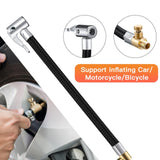 Maxbell Car Tire Air Inflator Hose Pump Extension Adapter 60cm Deflated - Aladdin Shoppers