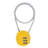 Maxbell 4xMotorcycle Helmet Lock Cycling lock Universal mini Backpack Yellow
