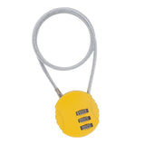 Maxbell 4xMotorcycle Helmet Lock Cycling lock Universal mini Backpack Yellow