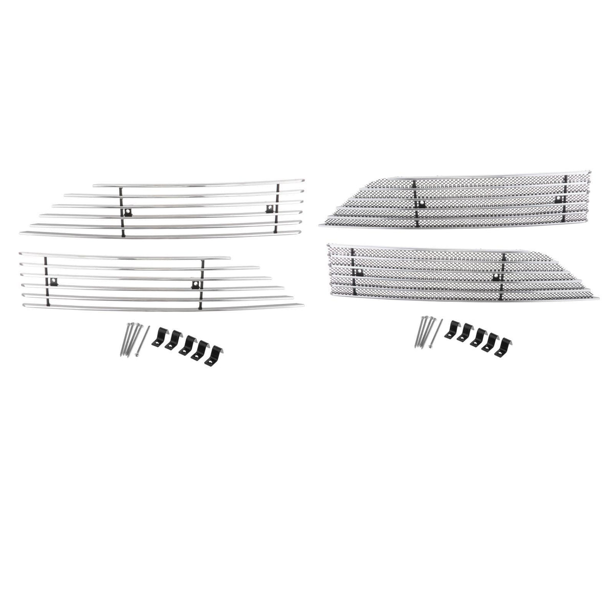 2Pcs Car Lower Mesh Grill Grille Cover Trim for Byd Atto 3 Yuan Plus Standard