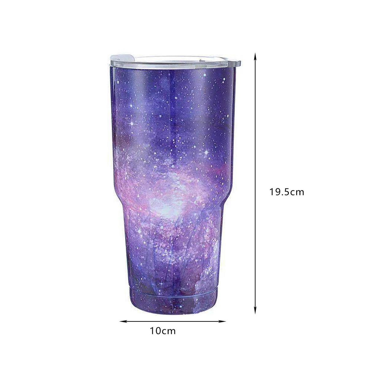 Maxbell Maxbell Portable Thermal Cup with Lid for Hot and Cold Water and Tea Violet