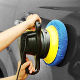 Maxbell 4x5x Car Orbital Buffer Polisher Pad Microfiber for Waxing Sealing Glazes 7-8inch