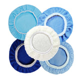 Maxbell 6x5x Car Orbital Buffer Polisher Pad Microfiber for Waxing Sealing Glazes 7-8inch