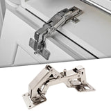 Maxbell 2x180 Degree Hidden Hinges Frameless Cabinet Hinges Easy to Install Door Hinge