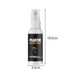 Maxbell 2xCar Plastic Refreshing Agent Car Plastic Restorer for Vinyl Rubber Trim 30ml