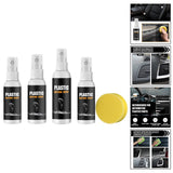 Maxbell 3xCar Plastic Refreshing Agent Car Plastic Restorer for Vinyl Rubber Trim 30ml