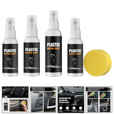 Maxbell 5xCar Plastic Refreshing Agent Car Plastic Restorer for Vinyl Rubber Trim 30ml