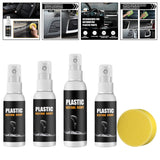 Maxbell 3xCar Plastic Refreshing Agent Car Plastic Restorer for Vinyl Rubber Trim 30ml