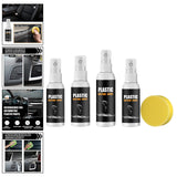 Maxbell 3xCar Plastic Refreshing Agent Car Plastic Restorer for Vinyl Rubber Trim 30ml
