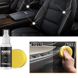 Maxbell 6xCar Plastic Refreshing Agent Car Plastic Restorer for Vinyl Rubber Trim 30ml