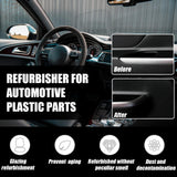 Maxbell 5xCar Plastic Refreshing Agent Car Plastic Restorer for Vinyl Rubber Trim 30ml