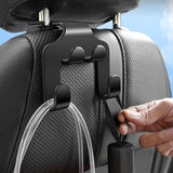 Maxbell 2xCar Headrest Hook SUV Truck Headrest Hanger for Handbag Cloth Umbrellas