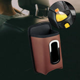 Maxbell Maxbell Car Seat Cups Bag Durable Portable Practical for Vehicles Travel Camping Brown