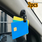 Maxbell 2xCar Suction Cup Clip Multiple Purpose Card Clamp for Car Glasses Window