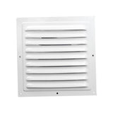 Maxbell 2xAir Vent Cover Aluminum Alloy Air Vent Grille for Campers Wall Bathroom 20cm