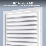 Maxbell 2xAir Vent Cover Aluminum Alloy Air Vent Grille for Campers Wall Bathroom 30cm