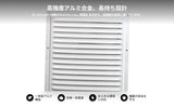 Maxbell 2xAir Vent Cover Aluminum Alloy Air Vent Grille for Campers Wall Bathroom 30cm