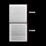 Maxbell 2xAir Vent Cover Aluminum Alloy Air Vent Grille for Campers Wall Bathroom 30cm