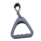 Maxbell 2xBus Handle Car Handle Train Hang Ring Sturdy Spare Parts Convenient Assemble Gray