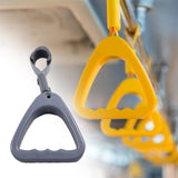 Maxbell 2xBus Handle Car Handle Train Hang Ring Sturdy Spare Parts Convenient Assemble Gray
