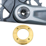 Crankset Screw Precise Size Lightweight Metal Durable Crank Arm Fixing Screw Golden External