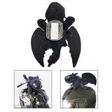 Electric Car Decoration Funny Helmet Accessory Professional Plush Decoration 20cm Car Release