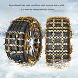 Snow Chain Reusable Car Chain Snow and Ice for Suvs Pickups Trucks L