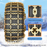 Snow Chain Reusable Car Chain Snow and Ice for Suvs Pickups Trucks L