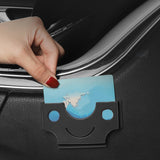 Maxbell 2xCar Card Holder Ticket Note Holder Accessory Stylish 3.9x2inch Self Adhesive
