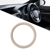Maxbell 4xCar Steering Wheel Cover Auto Decoration Covers Comfortable Protective Cover Beige