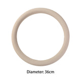 Maxbell 4xCar Steering Wheel Cover Auto Decoration Covers Comfortable Protective Cover Beige