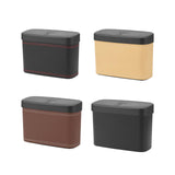 Maxbell Mini Car Trash Can Portable Car Garbage Can for Automotive Home Desktop Black