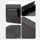 Maxbell Mini Car Trash Can Portable Car Garbage Can for Automotive Home Desktop Black