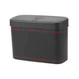 Maxbell Mini Car Trash Can Portable Car Garbage Can for Automotive Home Desktop Black
