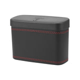 Maxbell Mini Car Trash Can Portable Car Garbage Can for Automotive Home Desktop Black